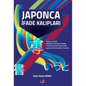 Literatürk Academia Japonca İfade Kalıpları Kitabı 360 Sayfa JLPT Sınavlarına Hazırlık