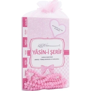 Yasin ve Tesbih Seti (Hediyelik Çanta Boy Pembe)