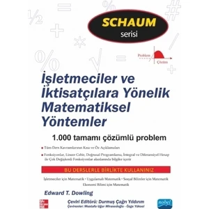 İşletmeciler ve İktisatçılara Yönelik Matematiksel Yöntemler