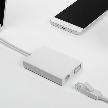 Xiaomi Type-C Hub - USB +VGA+RJ45 1000 Gigabit Fiyatı