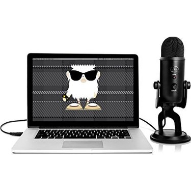 Blue Yeti Usb Microphone Blackout Siyah Mikrofon Fiyatı