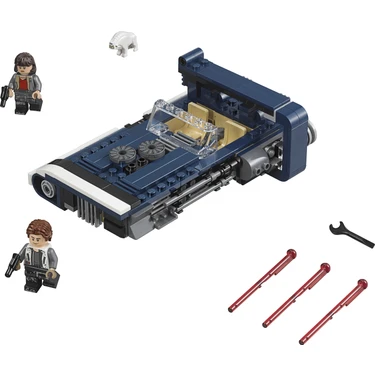 Han solo on sale speeder lego