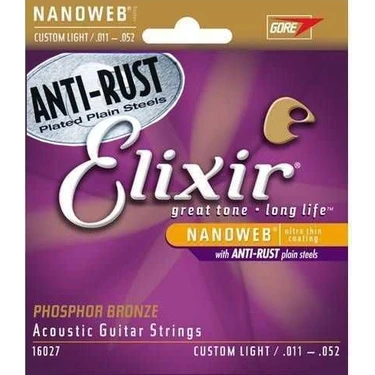 Elixir nanoweb online phosphor bronze medium