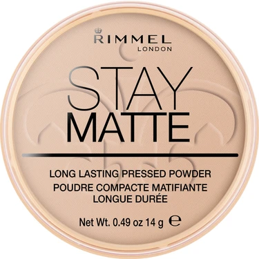 Rimmel London Stay Matte Pressed Pudra Pudra 005 - Silky