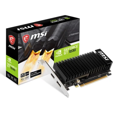 MSI VGA GeForce GT 1030 2GHD4 LP OC GT1030 2GB DDR4 64b DX12 PCIE 3.0 x16 (1xHDMI