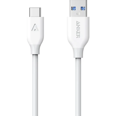 Anker PowerLine USB-C to USB 3.0 Type-C Şarj ve Data Kablosu 0.9 Metre - Beyaz - A8163 (Anker