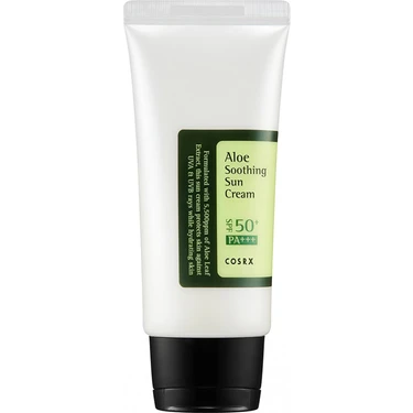 Cosrx Aloe Soothing Sun Cream Spf50 Pa+++ - Aloe Vera Ekstreli Yatıştırıcı Spf50+ Güneş