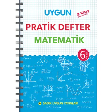 Sadik Uygun Yayinlari Pratik Defter Matematik 6 Sinif Kitabi