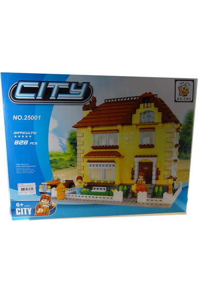 Bricks 828 Parça City Set