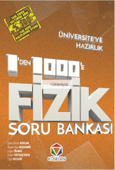 Köşegen 1'den 1000'e Fizik Soru Bankası