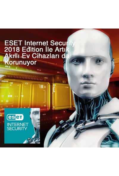 Eset Internet Security 2018 V.11 / 5 Kullanıcı 3 Yıl Dijital Lisans