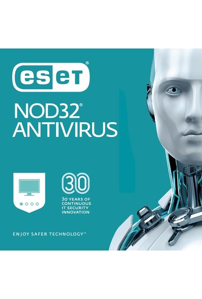 Eset NOD32 Antivirus 2018 V.11 / 1 Kullanıcı 2 Yıl Dijital Lisans