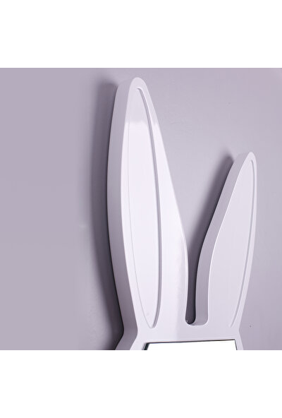 Gibi Design Bugsy Tavşan Şekilli Ayna Beyaz