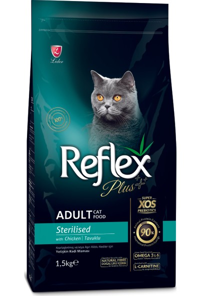 Reflex Plus Tavuklu Kısırlaştırılmış Kedi Maması 1,5 Kg