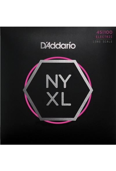 D'Addario NYXL45100 Bas Gitar Teli (45-100)