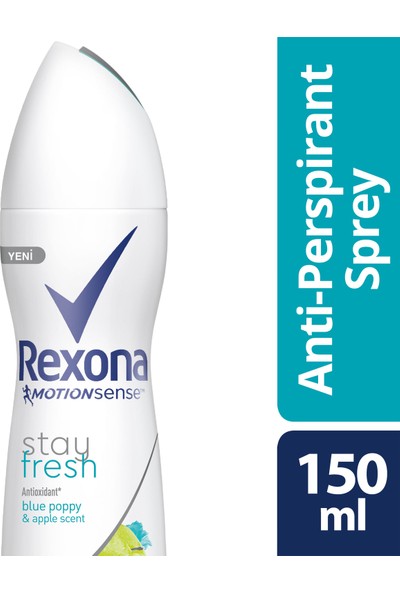 Rexona Stay Fresh Kadın Sprey Deodorant 150 ml