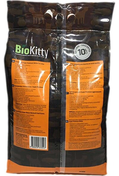 Biokitty Baby Powder Kokulu İnce Taneli Topaklaşan Kedi Kumu 10 Lt