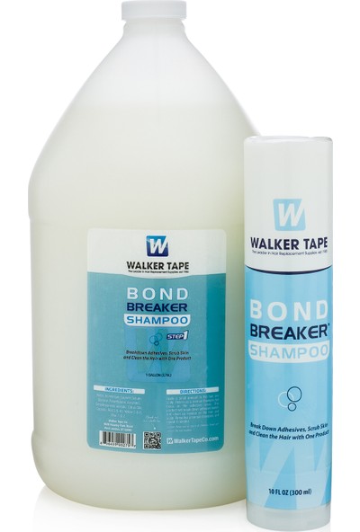 Walker Tape Bond Breaker Shampoo - Protez Saç Uygulaması için Hazırlık Şampuanı 10 Oz (300 ML)
