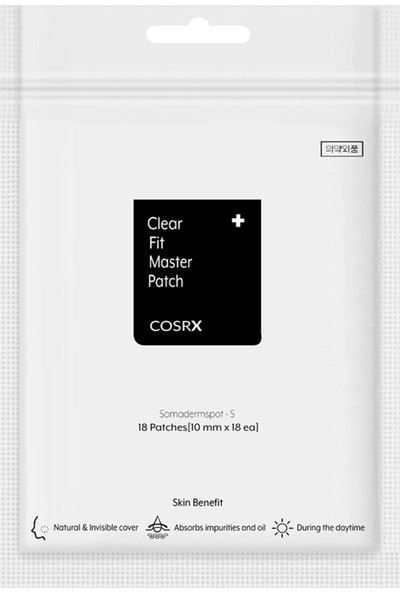 Cosrx Clear Fit Master Patch - Sivilce Bandı Gün İçinde Kullanıma Uygun Görünmez