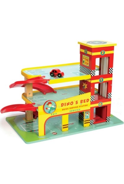 Le Toy Van Dino'nun Kırmızı Garajı