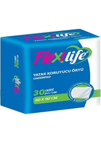 FlexiLife 60x90 Cm Yatak Koruyucu Örtü 30'lu