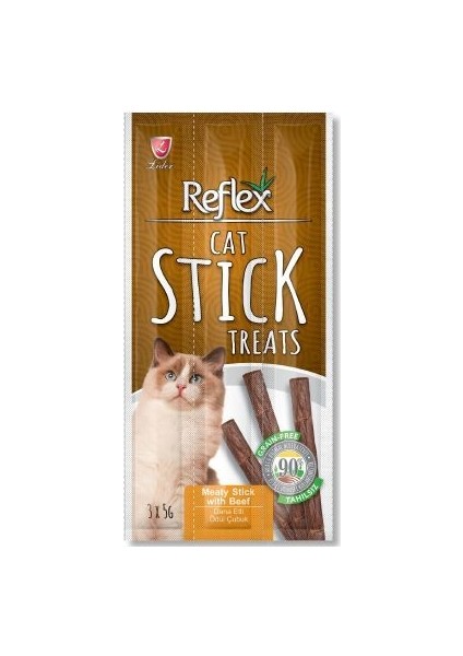 Biftekli Kedi Ödül Çubuğu 5 Gr 3 Adet