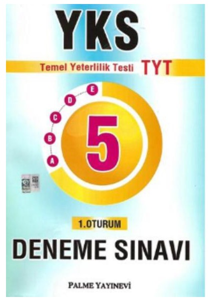 YKS TYT 5 Deneme Sınavı 1. Oturum