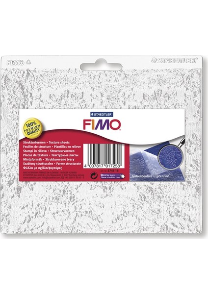 Fimo Doku Şablonu - Lace Trim
