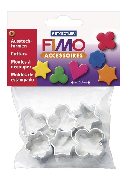 Fimo Pasta - Kil Kalıbı - Şekiller 6 Parça