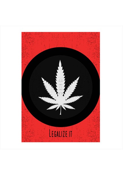 Ahşap Tablo Legal Ot Afiş