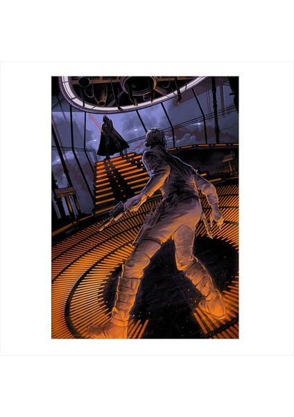 Ahşap Tablo Star Wars Awakens