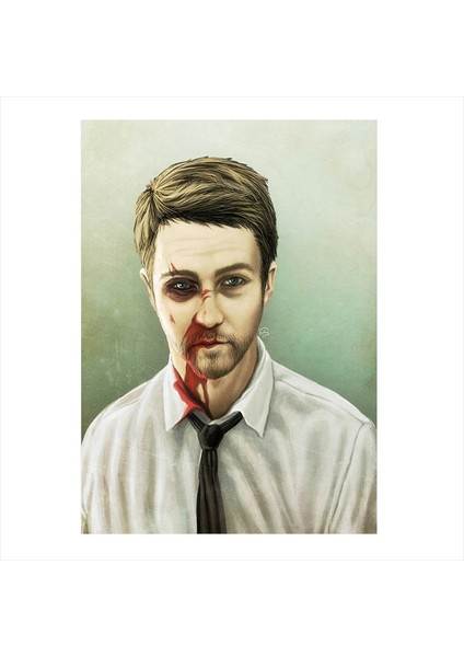 Ahşap Tablo Fight Club Dövüş Klübü Poster