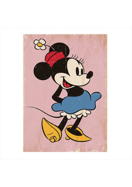 Ahşap Tablo Minnie Mouse
