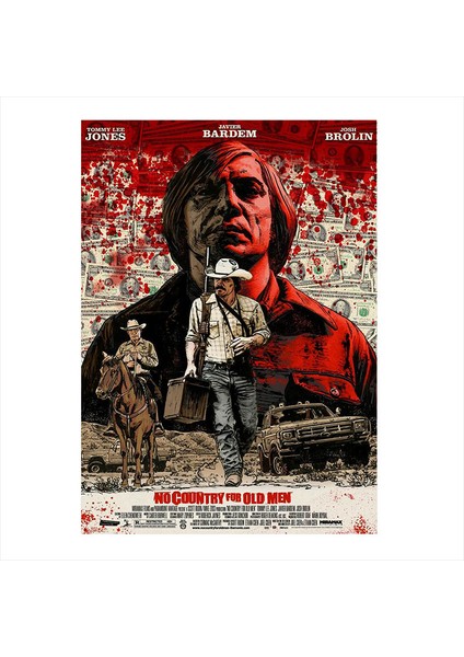 Ahşap Tablo İhtiyarlara Yer Yok Afiş