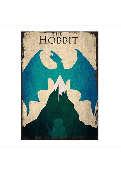 Ahşap Tablo The Hobbit Afiş
