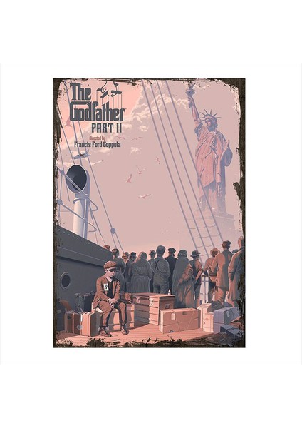 Ahşap Tablo The Godfather 2