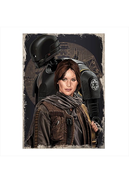 Ahşap Tablo Star Wars Rogue One