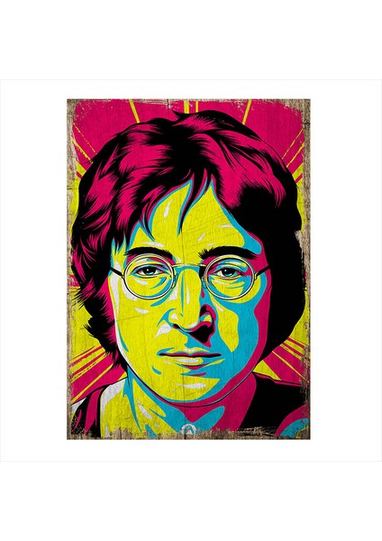 Ahşap Tablo The Beatles John Lennon
