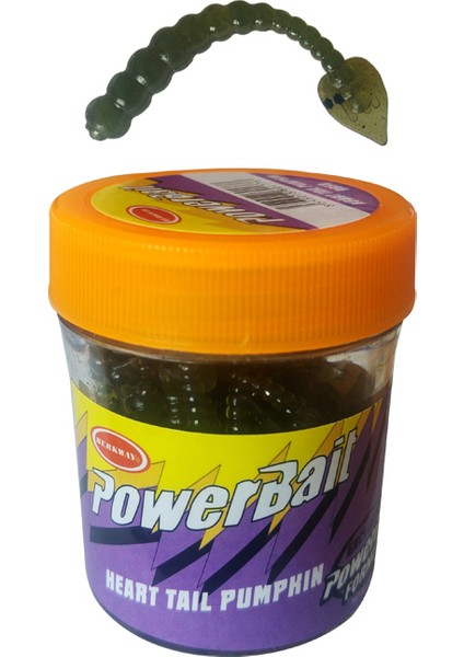 Power Bait 9958 Heart Tail Pumpkin Kurt