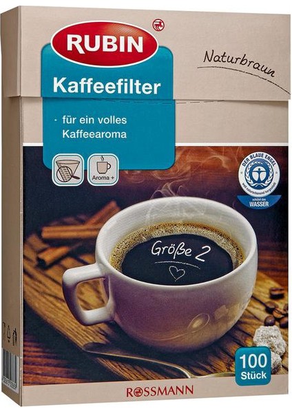 Küçük Boy Kahve Filtresi (Naturel)