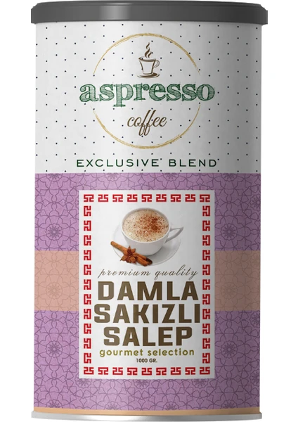 Damla Sakızlı Salep 1000 gr