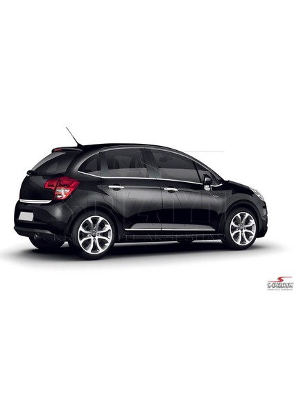 Citroen C3 Kapı Koruma Çıtası Krom 2010-2016 A+ Kalite