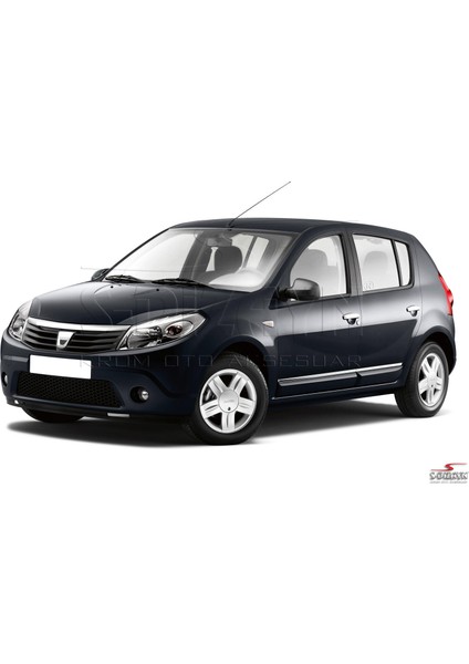 Dacia Sandero Kapı Koruma Çıtası Krom 2008-2013 A+ Kalite