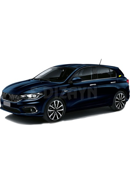 Fiat Egea HB Krom Cam Çıtası 4 Prç. 2015 Üzeri