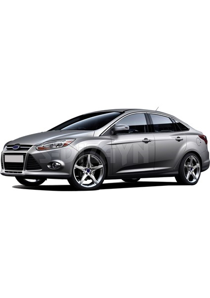 Ford Focus 3 SD Krom Cam Üst Çıtası 8 Prç 2011 Üzeri