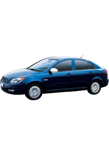 Hyundai Accent Era Abs Krom Ayna Kapağı 2 Prç 2005-2011