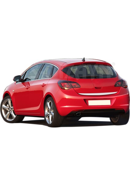 Opel Astra J HB Krom Bagaj Alt Çıta 2010 Üzeri