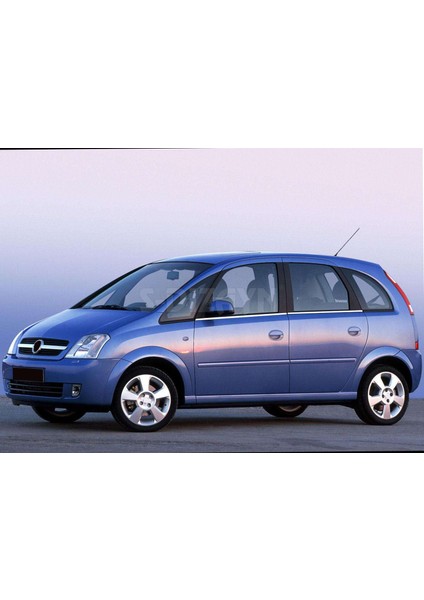 Opel Meriva A Krom Cam Çıtası 4 Prç 2002-2010