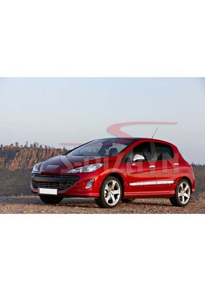 Peugeot 308 Krom Yan Kapı Çıtası 4 Prç 2007-2013 A+ Kalite