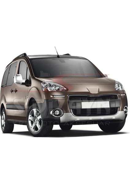 Peugeot Partner Tepee Abs Krom Ayna Kapağı 2 Prç 2012 Üzeri